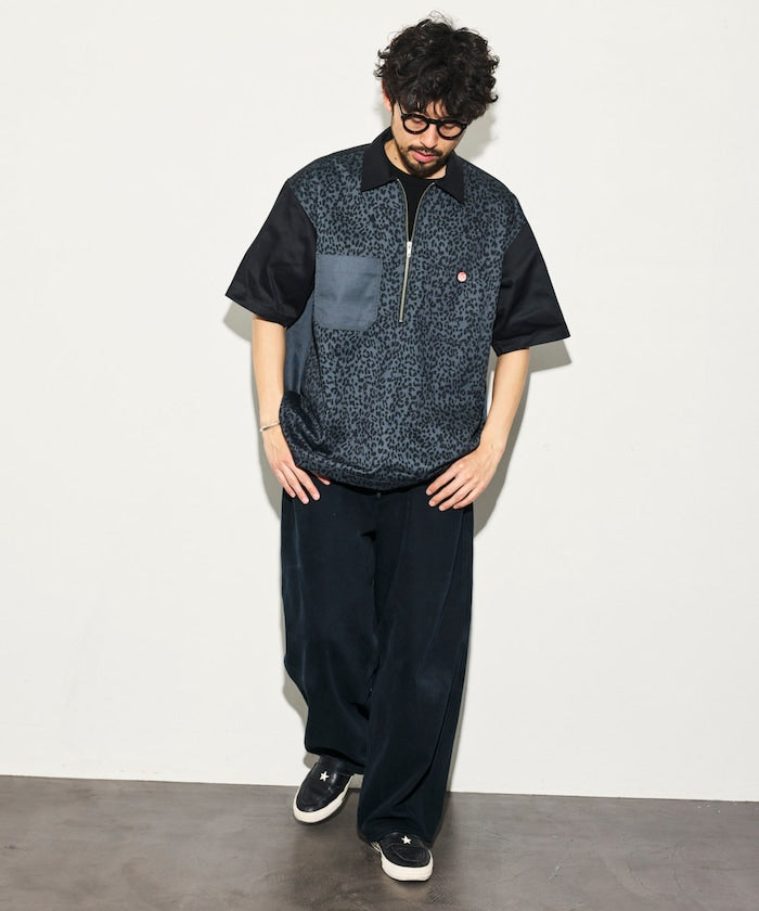 RED KAP × FREAK'S STORE / 半拉鍊工裝短袖 開襟衫