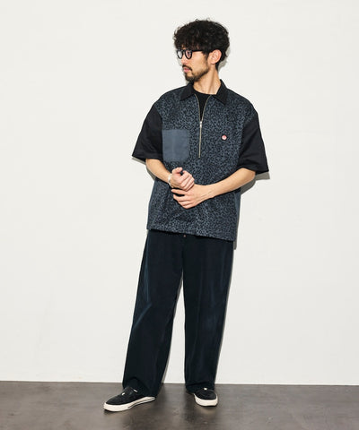 RED KAP × FREAK'S STORE / 半拉鍊工裝短袖 開襟衫