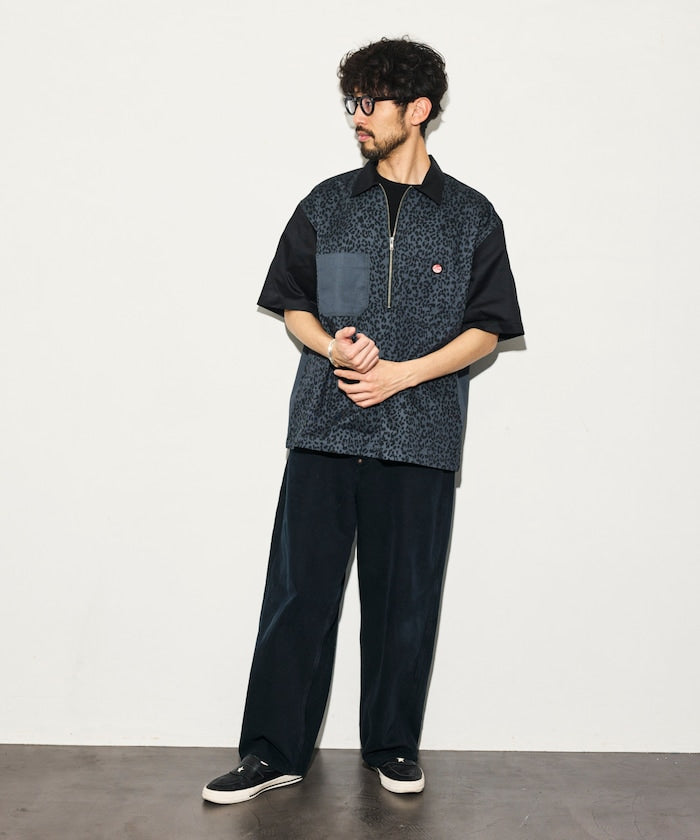 RED KAP × FREAK'S STORE / 半拉鍊工裝短袖 開襟衫