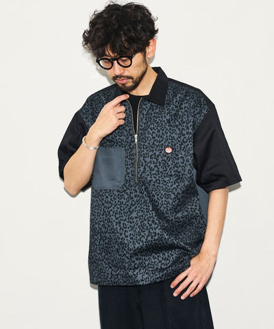 RED KAP × FREAK'S STORE / 半拉鍊工裝短袖 開襟衫
