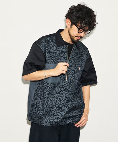 RED KAP × FREAK'S STORE / 半拉鍊工裝短袖 開襟衫