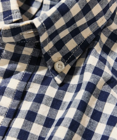 NAUTICA JP / 水洗 格紋 短袖襯衫