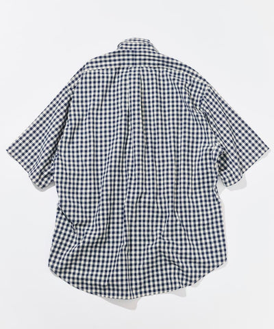 NAUTICA JP / 水洗 格紋 短袖襯衫