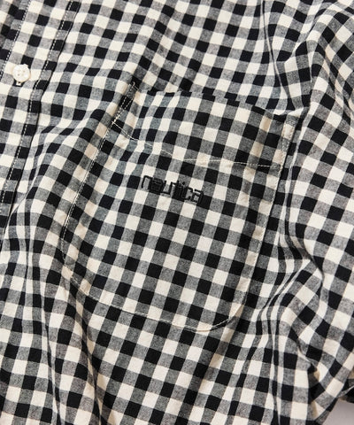 NAUTICA JP / 水洗 格紋 短袖襯衫