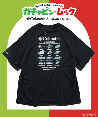 Columbia × FREAK'S STORE x Gachapin Mukku / 三方聯名限定 魚圖案 短袖T恤