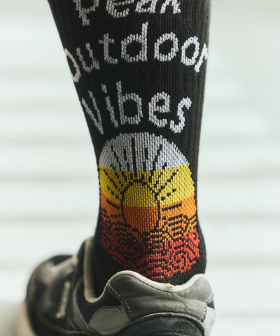 Coleman Socks insect shield / 圖案中筒襪