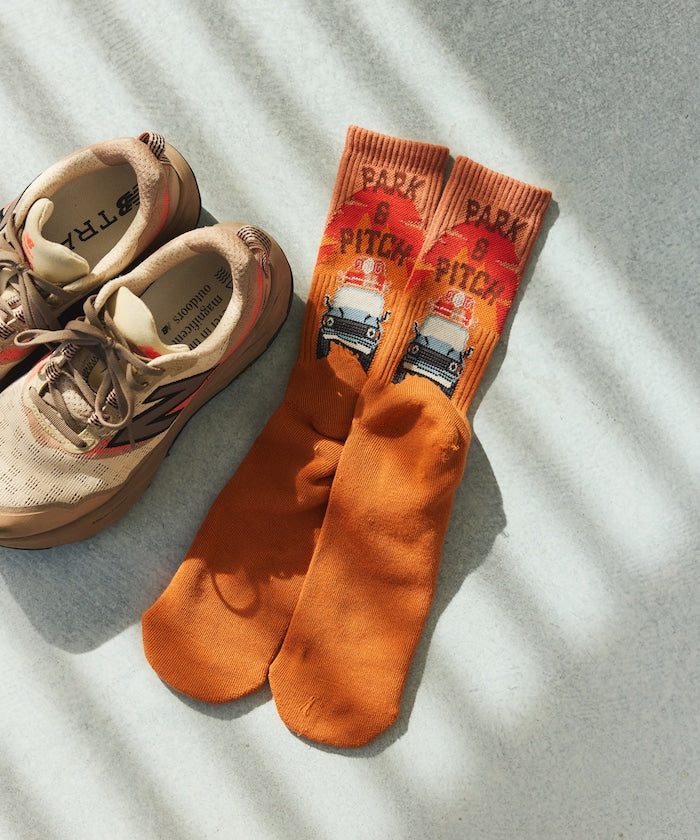 Coleman Socks insect shield / 圖案中筒襪