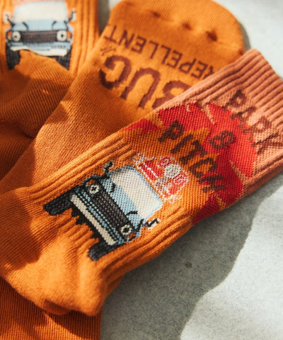 Coleman Socks insect shield / 圖案中筒襪