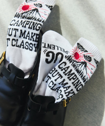 Coleman Socks insect shield / 圖案中筒襪