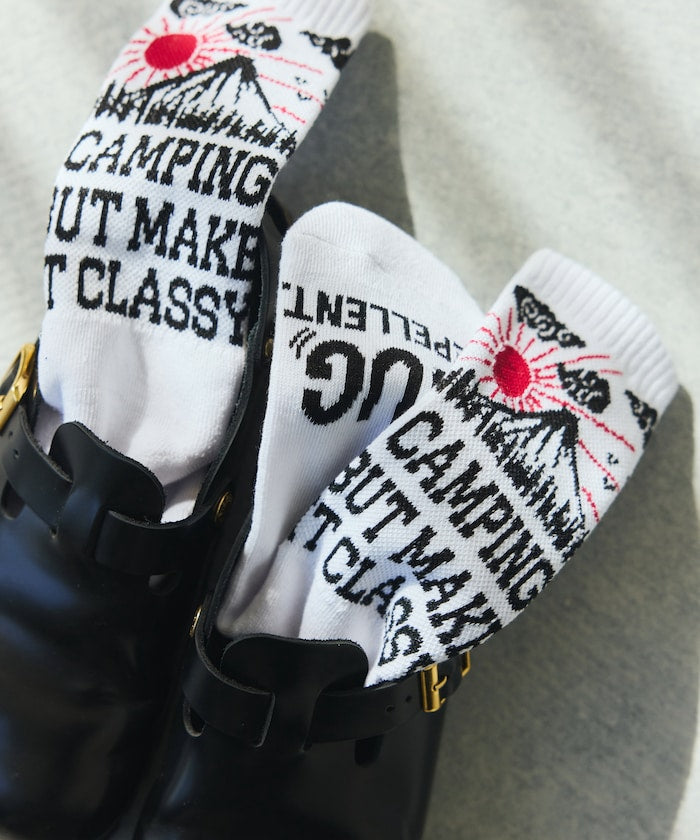 Coleman Socks insect shield / 圖案中筒襪