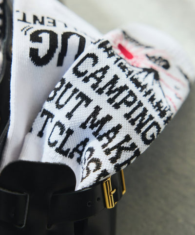 Coleman Socks insect shield / 圖案中筒襪