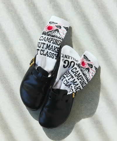 Coleman Socks insect shield / 圖案中筒襪