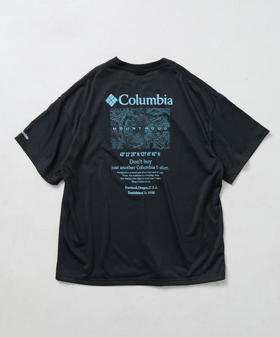 COLUMBIA x FREAK’S STORE / 等高線圖樣後印花短袖T恤