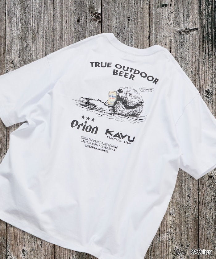 KAVU × ORION x FREAK’S STORE / 三方聯名 海獺＆啤酒 短袖T恤
