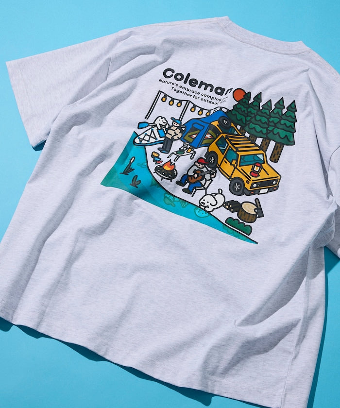 Coleman×matsui×FREAK'S STORE / 三方聯名 Lake Side 短袖T恤