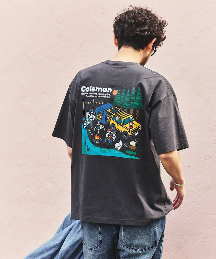 Coleman×matsui×FREAK'S STORE / 三方聯名 Lake Side 短袖T恤