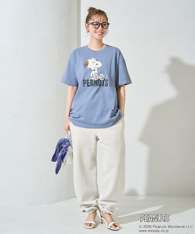 PEANUTS x FREAK’S STORE / PEANUTS 立體刺繡短袖T恤 女版 單尺寸