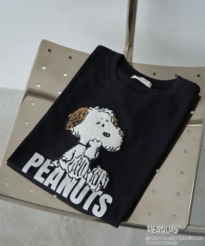 PEANUTS x FREAK’S STORE / PEANUTS 立體刺繡短袖T恤 女版 單尺寸