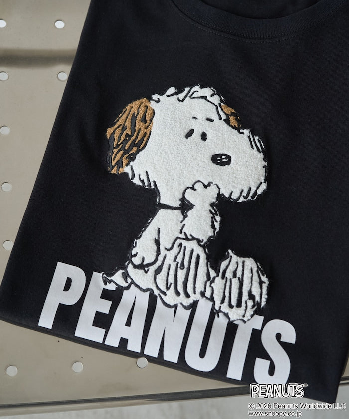 PEANUTS x FREAK’S STORE / PEANUTS 立體刺繡短袖T恤 女版 單尺寸