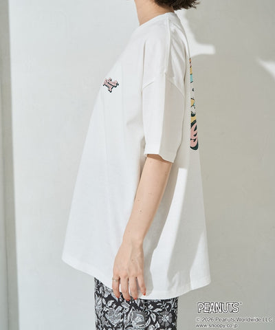 PEANUTS x FREAK’S STORE / SNOOPY 波普印花 短袖T恤 女版 單尺寸