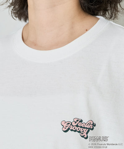 PEANUTS x FREAK’S STORE / SNOOPY 波普印花 短袖T恤 女版 單尺寸
