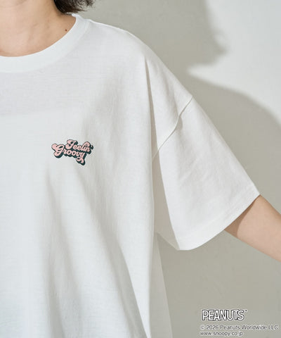PEANUTS x FREAK’S STORE / SNOOPY 波普印花 短袖T恤 女版 單尺寸