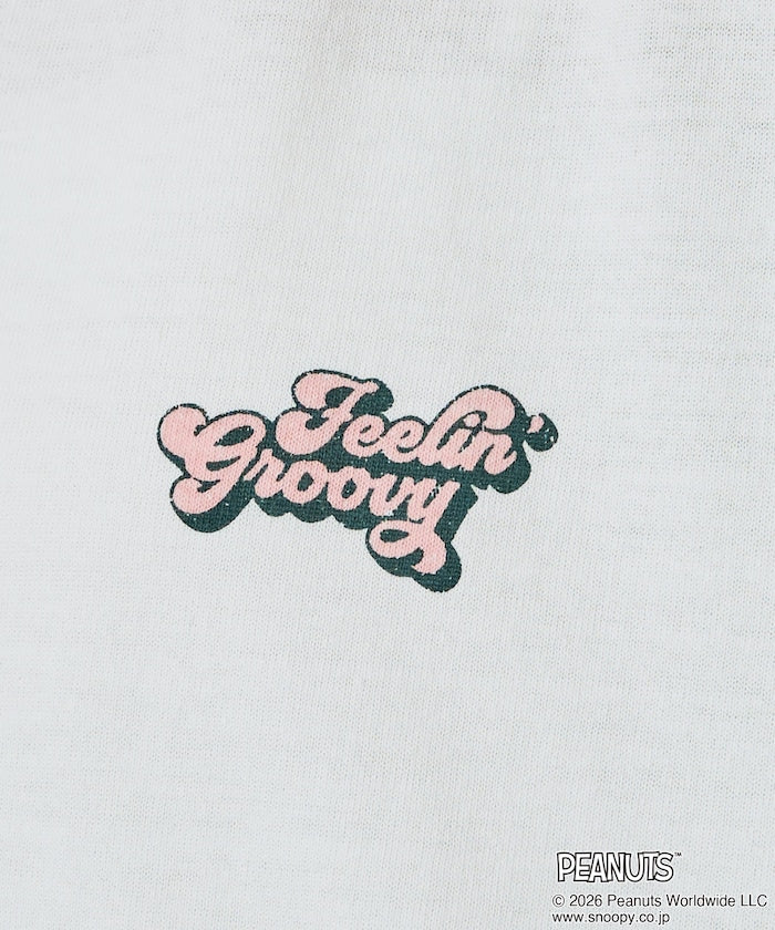 PEANUTS x FREAK’S STORE / SNOOPY 波普印花 短袖T恤 女版 單尺寸
