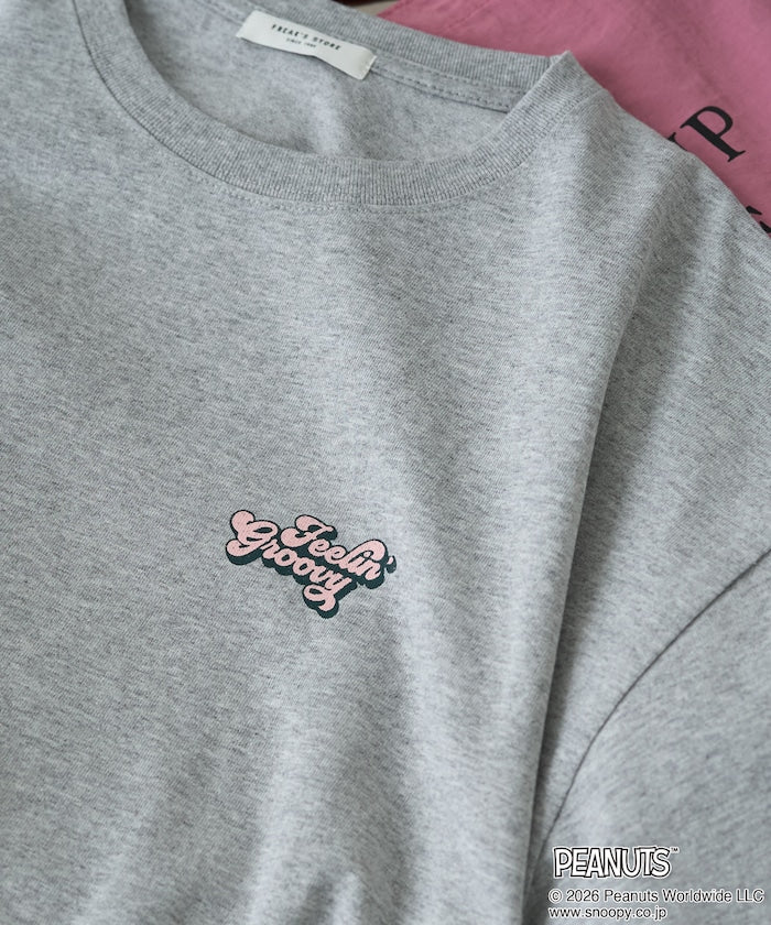 PEANUTS x FREAK’S STORE / SNOOPY 波普印花 短袖T恤 女版 單尺寸