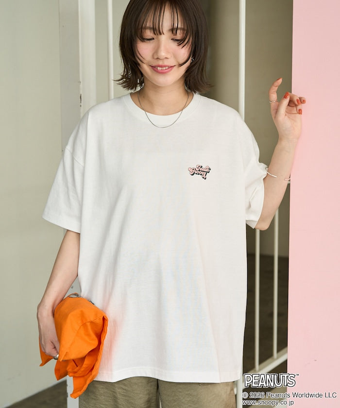 PEANUTS x FREAK’S STORE / SNOOPY 波普印花 短袖T恤 女版 單尺寸