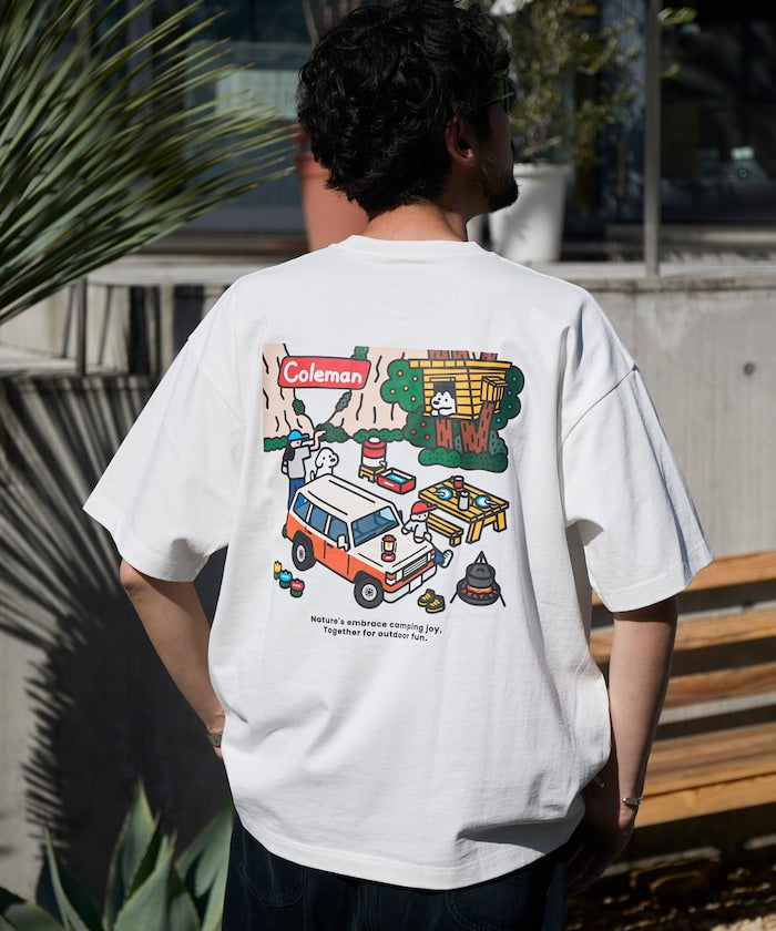 Coleman×matsui×FREAK'S STORE / 三方聯名 Rocky Camping 短袖T恤