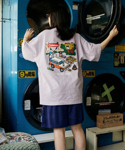Coleman×matsui×FREAK'S STORE / 三方聯名 Rocky Camping 短袖T恤