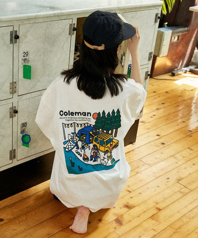 Coleman×matsui×FREAK'S STORE / 三方聯名 Lake Side 短袖T恤