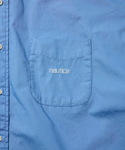 NAUTICA JP / 高密度平織棉布 短袖襯衫