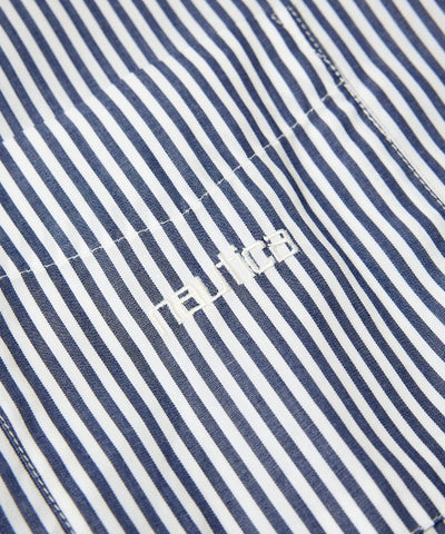 NAUTICA JP / Broad Stripe 條紋短袖襯衫