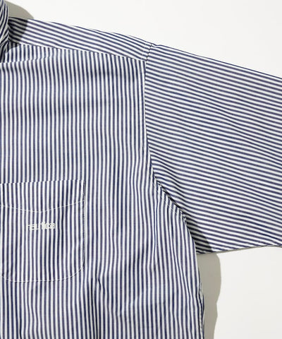 NAUTICA JP / Broad Stripe 條紋短袖襯衫