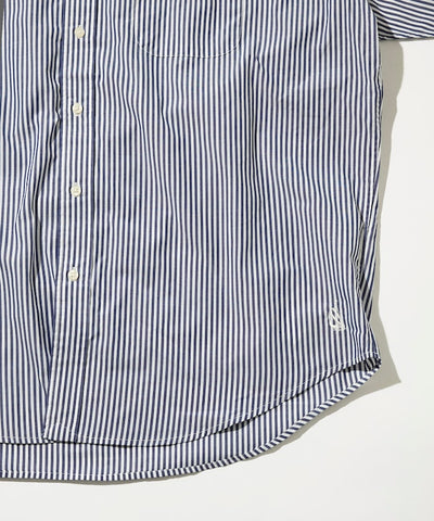 NAUTICA JP / Broad Stripe 條紋短袖襯衫