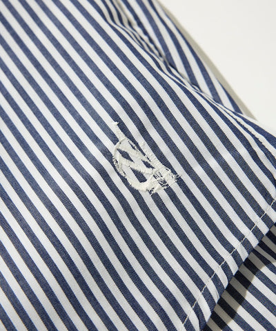 NAUTICA JP / Broad Stripe 條紋短袖襯衫