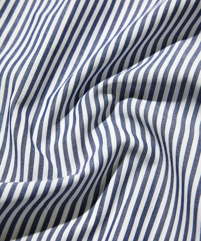 NAUTICA JP / Broad Stripe 條紋短袖襯衫