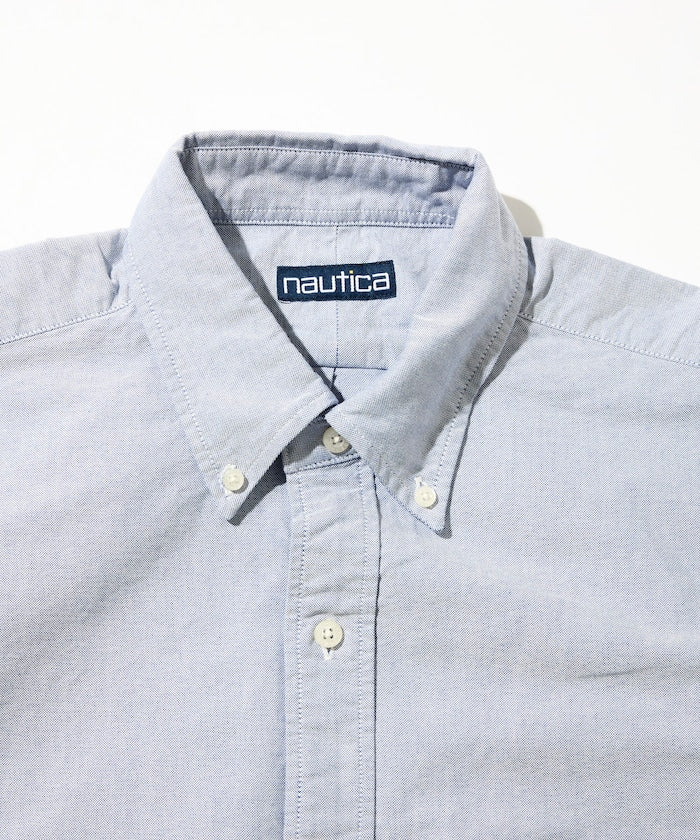 NAUTICA JP / 水洗牛津布 短袖襯衫