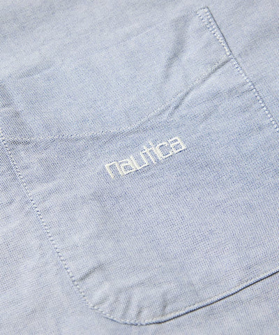NAUTICA JP / 水洗牛津布 短袖襯衫