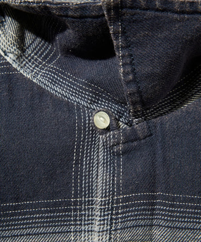 NAUTICA JP / 漸層復古格紋 短袖襯衫
