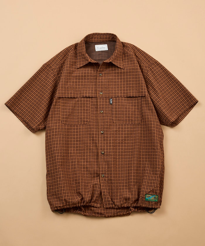 Foxfire × FREAK'S STORE / 多口袋結構 抽繩下擺 短袖襯衫