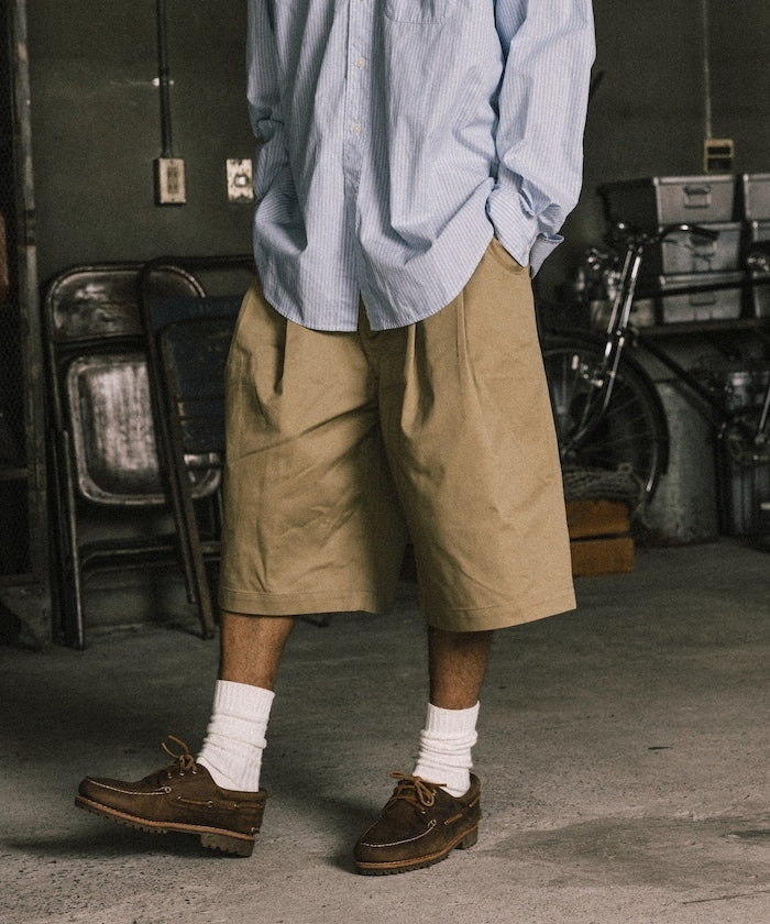 RED KAP × FREAK'S STORE / 雙摺工裝短褲 2TUCK WIDE BAGGY SHORTS