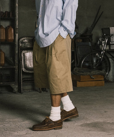 RED KAP × FREAK'S STORE / 雙摺工裝短褲 2TUCK WIDE BAGGY SHORTS