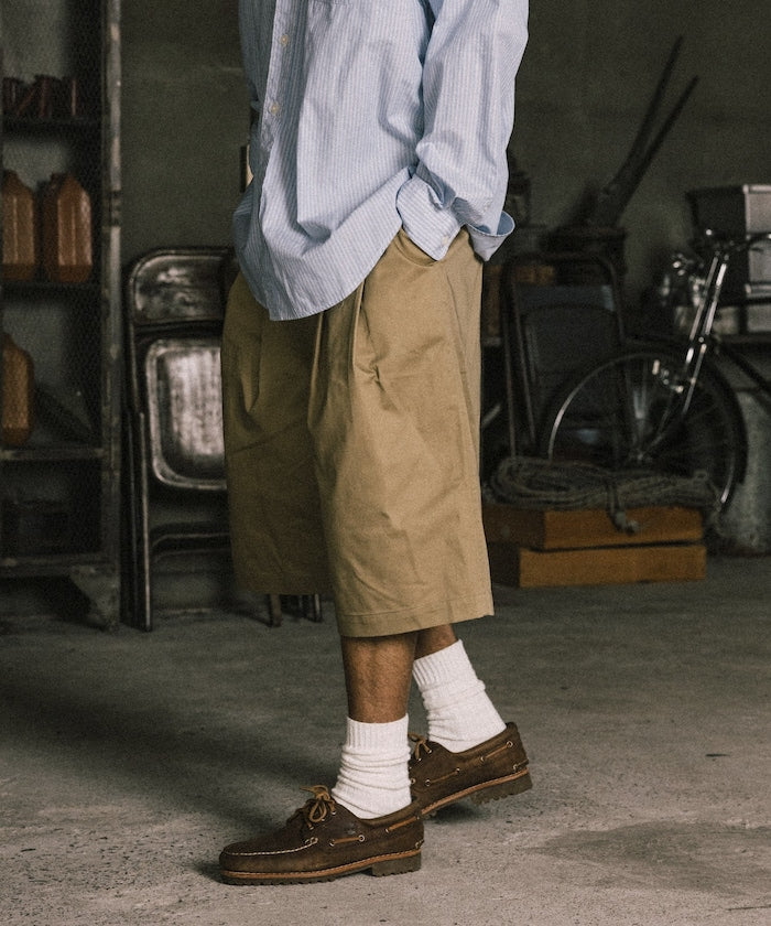 RED KAP × FREAK'S STORE / 雙摺工裝短褲 2TUCK WIDE BAGGY SHORTS