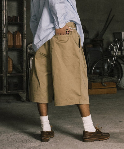 RED KAP × FREAK'S STORE / 雙摺工裝短褲 2TUCK WIDE BAGGY SHORTS