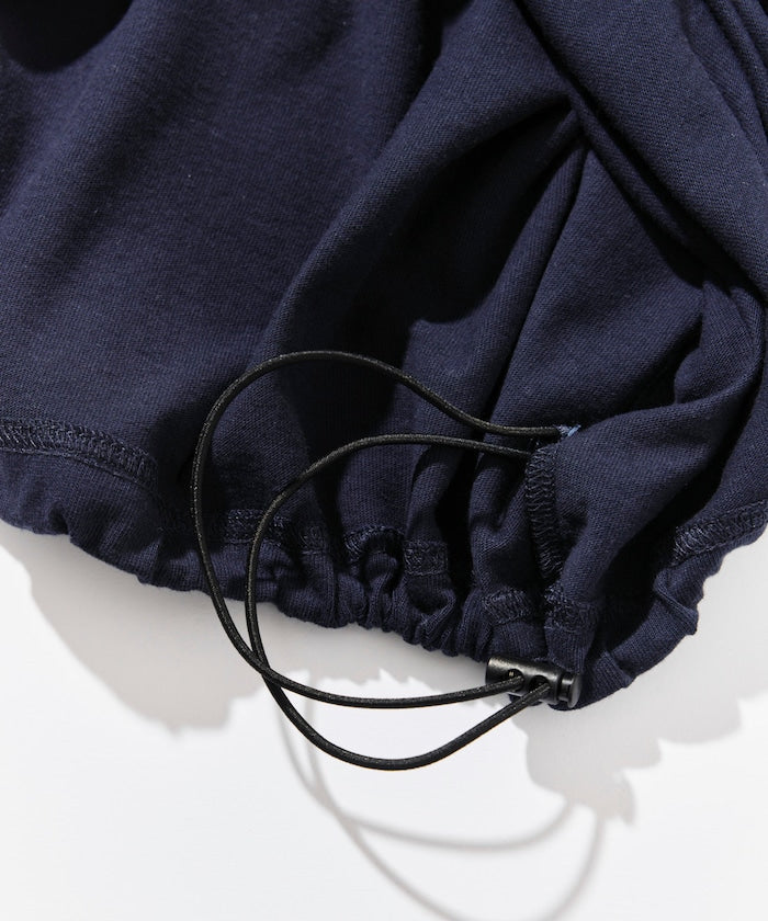 NAUTICA JP / 寬鬆剪裁 國旗刺繡 下擺抽繩 口袋T恤