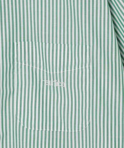 NAUTICA JP / Broad Stripe 條紋短袖襯衫