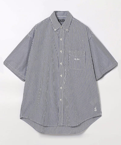 NAUTICA JP / Broad Stripe 條紋短袖襯衫