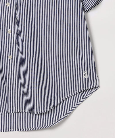 NAUTICA JP / Broad Stripe 條紋短袖襯衫